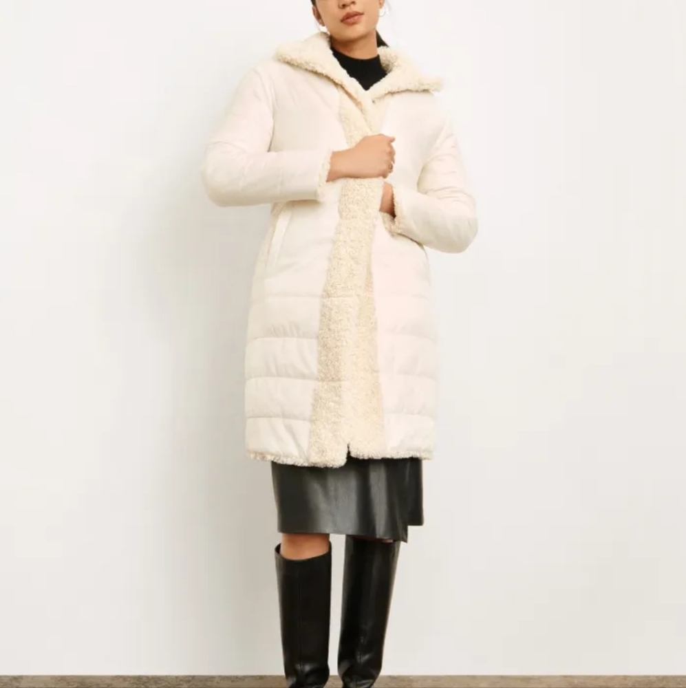 Donna Karen reversible shera midi jacket - Picture 11 of 11